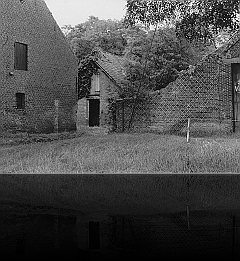 Molenhuis voorzicht op het bakhuis gelegen achter het hoofdgebouw naast de schuur